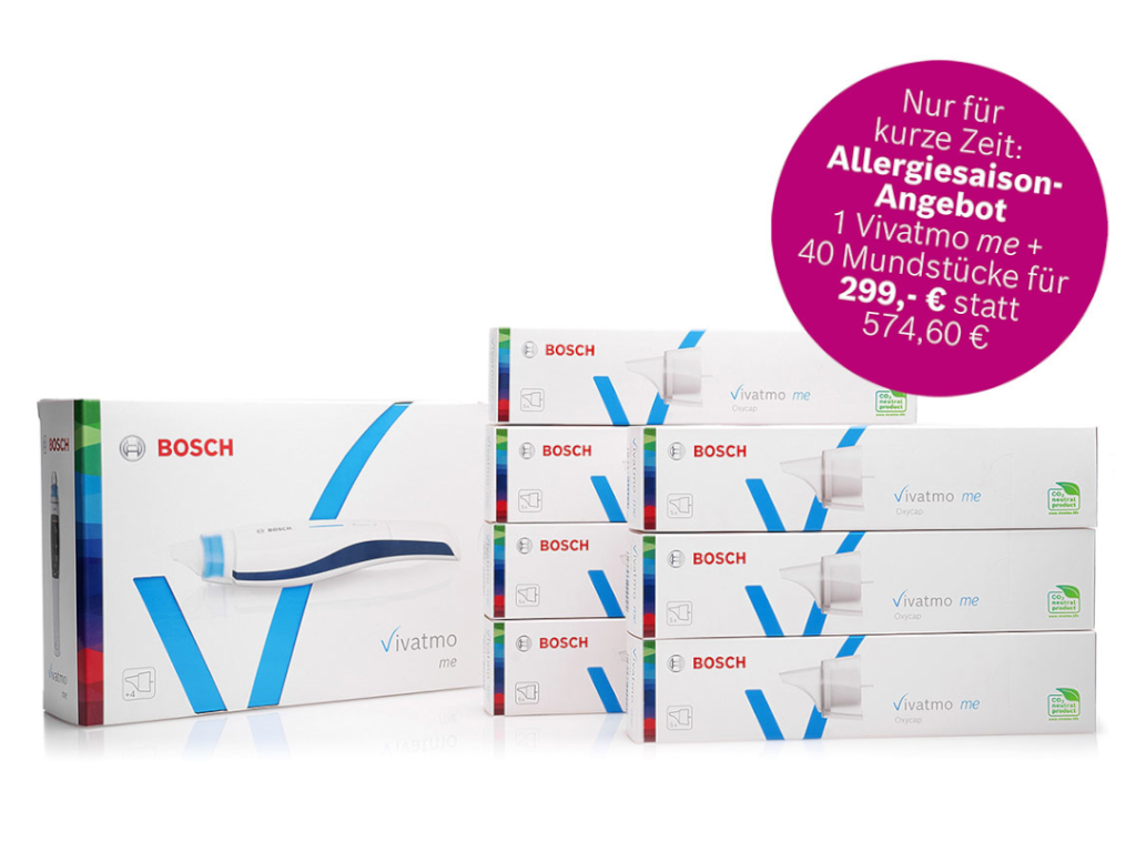 Vivatmo me Allergiesaison-Angebot
